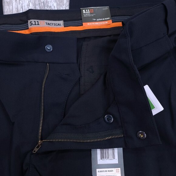 5.11 Tactical Pants Women’s 20 Navy PDU Class A Flex-Tac Wool Blend Unhemmed - Picture 8 of 10
